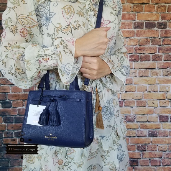 Kate spade hayes Street Small Sam crossbody blue - Picture 3 of 8